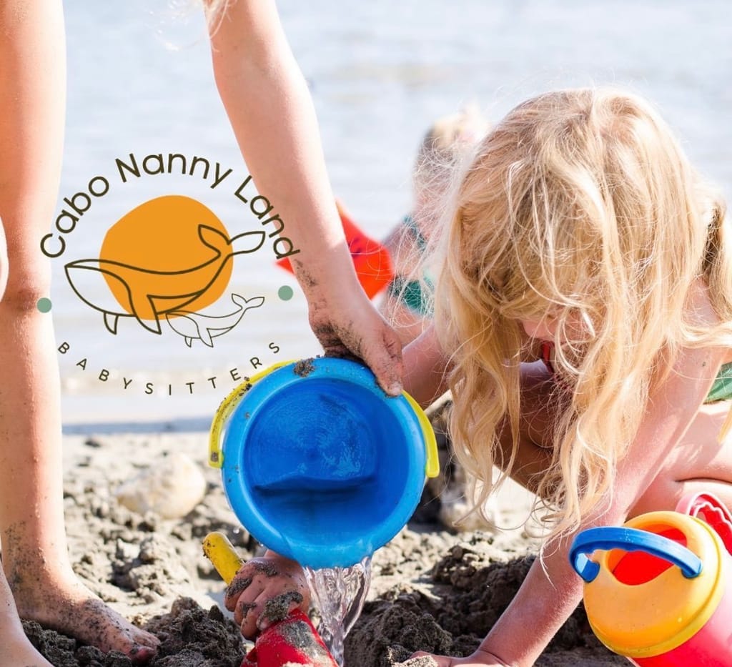 Children playing outdoors during in-villa babysitting in Los Cabos